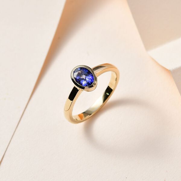 AA Tansanit Ring - 0,90 ct. image number 10