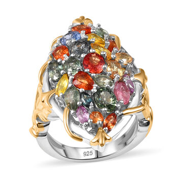 Multi Saphir Ring - 7,35 ct.