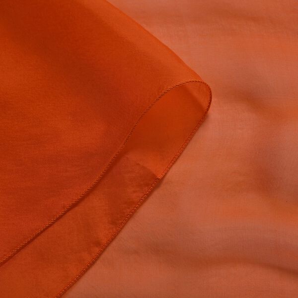 LA MAREY- Schal aus Maulbeerseide, Orange image number 6