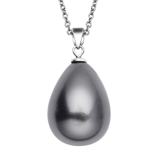 Tahiti-Muschelkernperlen-Anh&auml;nger mit Kette - 38 ct.