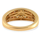 Mehrfarbiger Saphir-Ring, 925 Silber vergoldet (Größe 16.00) ca. 1,14 ct image number 5