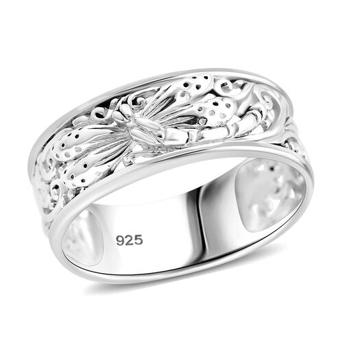 Royal Bali Kollektion- Libellen Bandring in 925 Silber image number 0