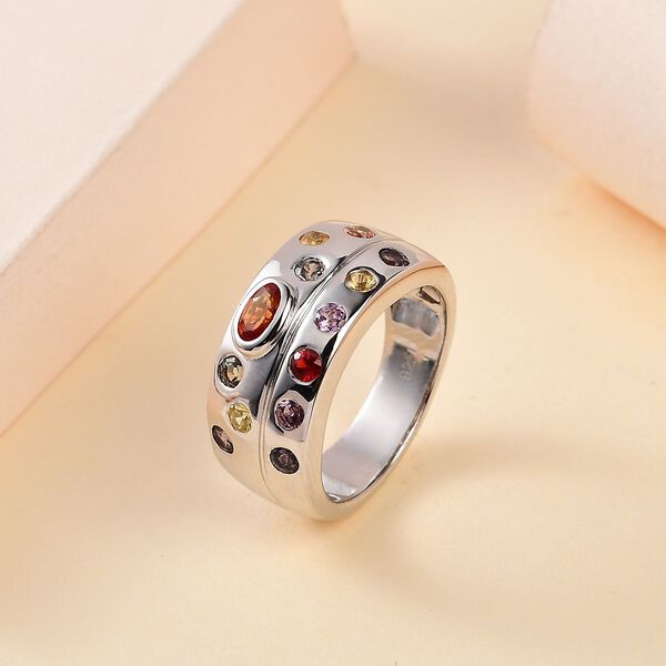 AA mehrfarbiger Saphir-Ring - 1,48 ct. image number 2