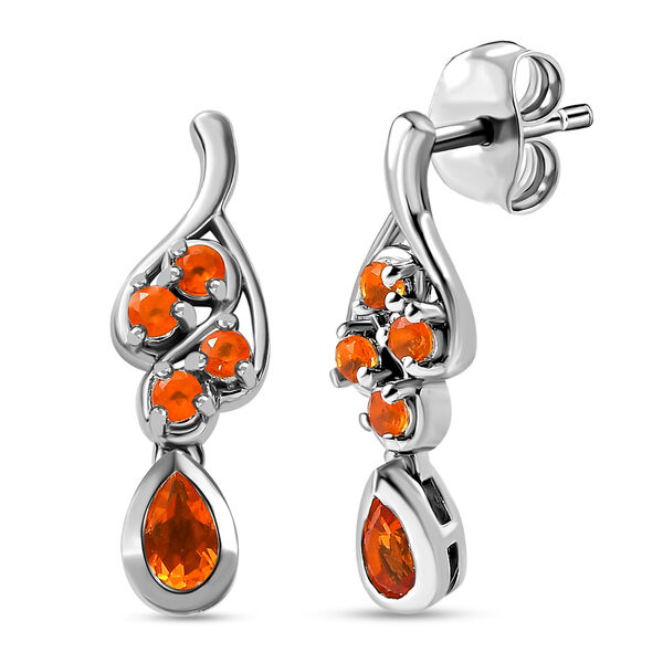 Vivid Salamanca Feueropal Ohrringe image number 7