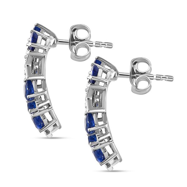 GP Celestial Dream Kollektion- Masoala Saphir, Zirkon und Saphir Ohrringe- 4,65 ct. image number 4