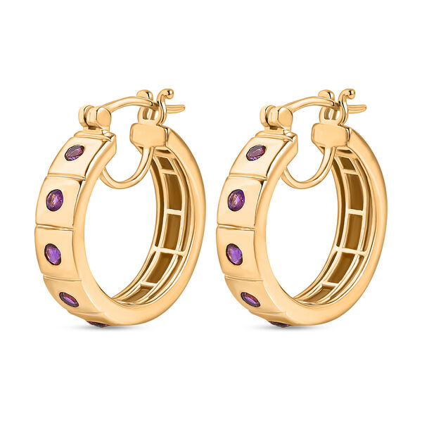 Afrikanische Amethyst-Ohrringe - 0,69 ct. image number 4