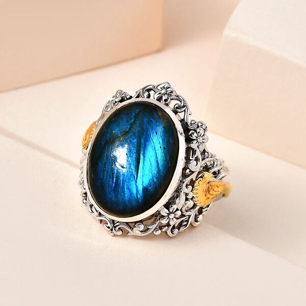 Labradorit Ring - 10,96 ct. image number 2