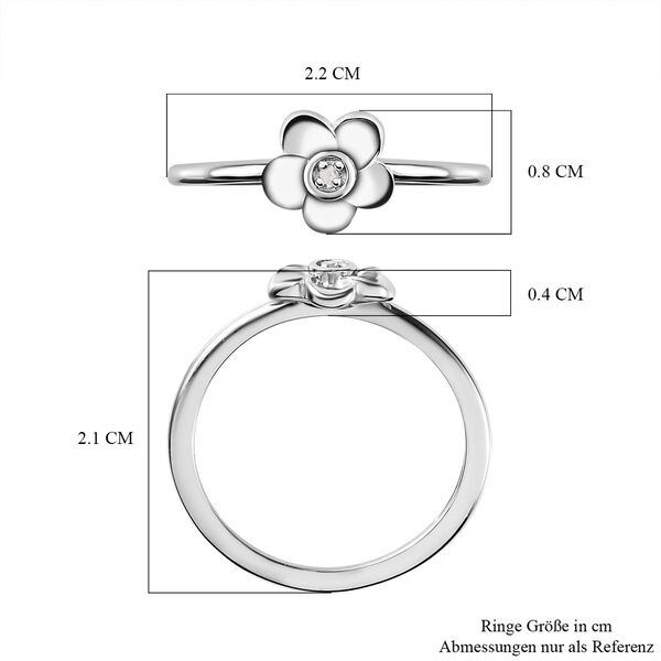 Floraler Diamant-Ring image number 7