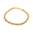 Kordel Armband, 585 Gold ca. 19 cm ca. 4,18g