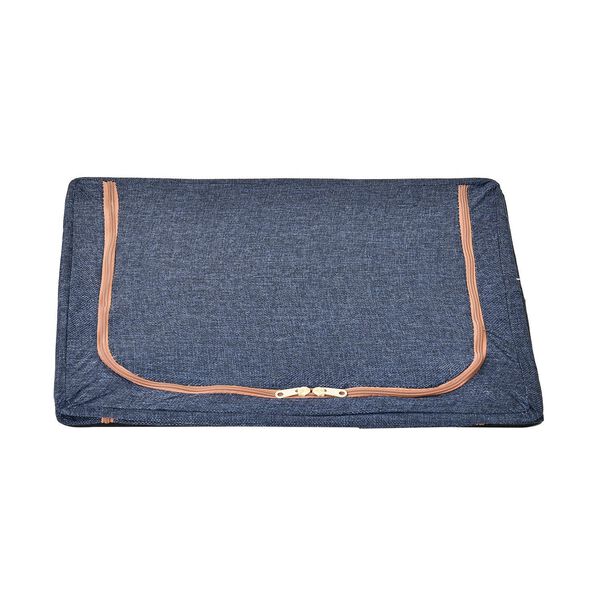 66L Stapelbare Aufbewahrungsbox mit Metallrahmen, Blau image number 5