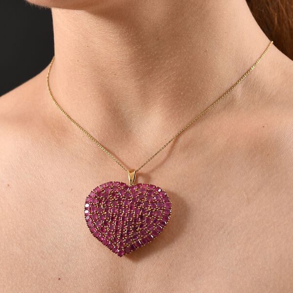 Afrikanischer Rubin Anh&auml;nger - 26,93 ct. image number 3