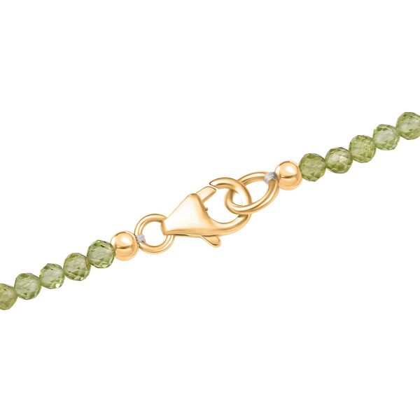D'Joy AA Prasiolith, Peridot Schmuckset ca. 50 cm 925 Silber 750 Gelbgold Vermeil ca. 63.97 ct image number 5