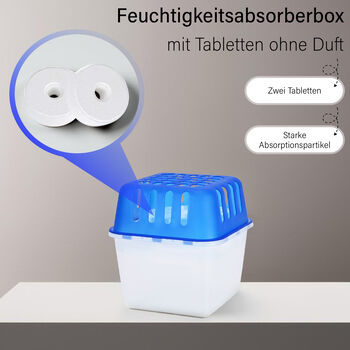 Luftentfeucher, inkl. 2 Filter, Duftfrei