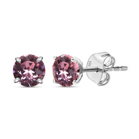 J Francis J Francis gefertigt mit SWAROVSKI Rose Swarovski Kristall Ohrringe 925 Silber platiniert 0.88 ct