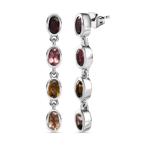 Natürliche Mehrfach-Turmalin-Ohrringe - 2,44 ct. image number 4