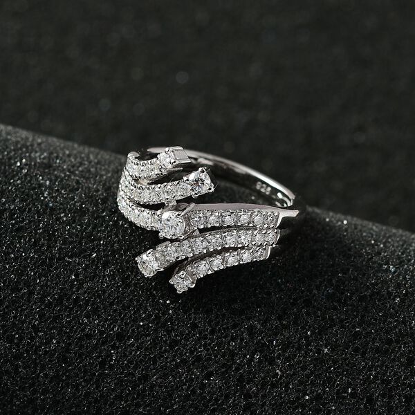 Moissanit Ring, ca. 1,05 ct. image number 2