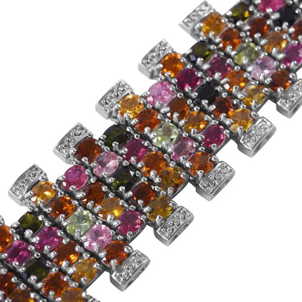 Multi-Turmalin-Armband, 18 cm - 29,16 ct. image number 6