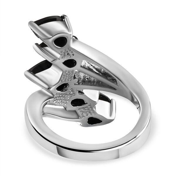 Schwarzer Spinell Ring  (Größe 16.00) ca. 4,09 ct image number 5