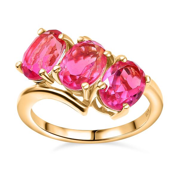 Sunset Triplett Quarz Ring, ca. 4,31 ct. image number 4