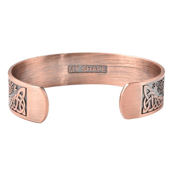 Schlichter Armreif ca. 17-18 cm in roséfarben image number 5