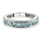 Espirito Santo Aquamarin-Ring, 925 Silber platiniert (Größe 16.00) ca. 0,70 ct