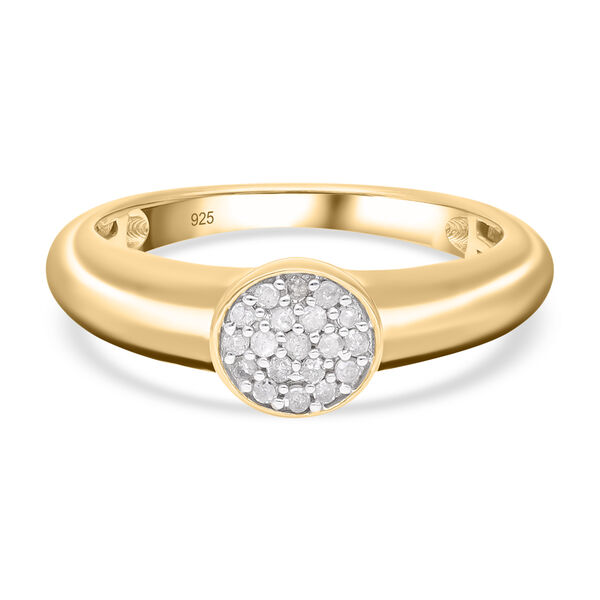 Wei&szlig;er Diamant-Ring - 0,10 ct.