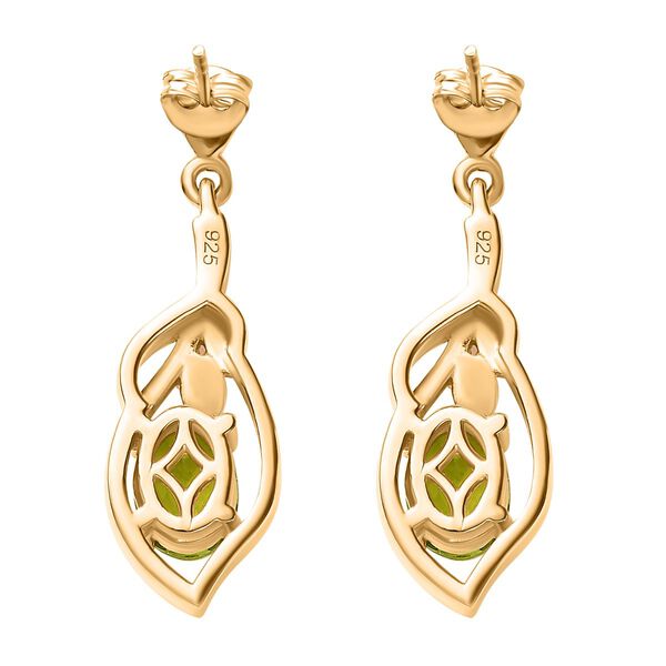Peridot Ohrringe - 1,67 ct. image number 4