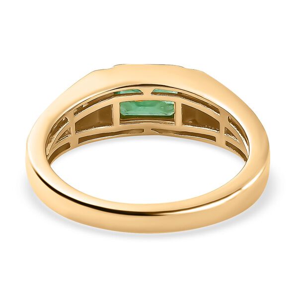 Kagem sambischer Smaragd und Zirkon-Ring - 1,09 ct. image number 6