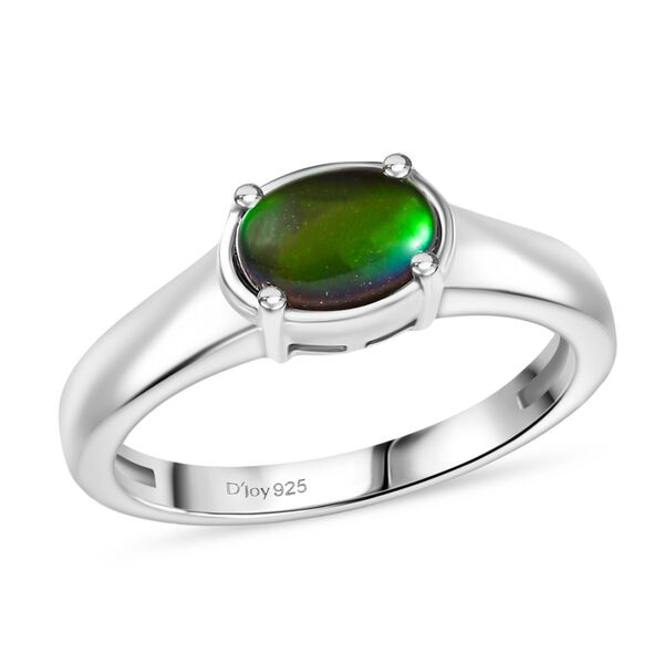 D'Joy Ammolit Ring, 925 Silber platiniert - 0,87 ct. image number 3