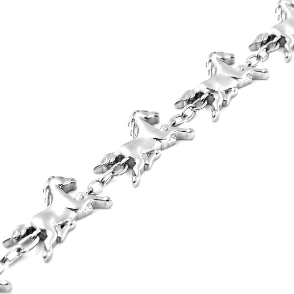 Pferd Armband ca. 19+5 cm Edelstahl image number 4