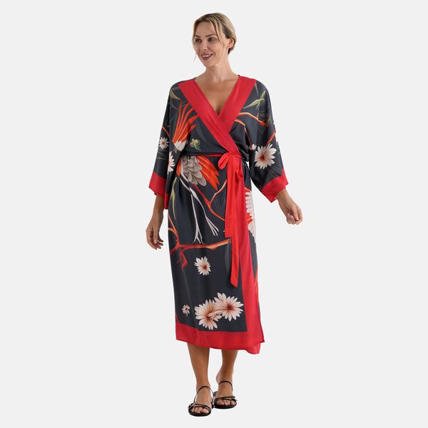   La Marey placement  print Brid  kimono image number 2