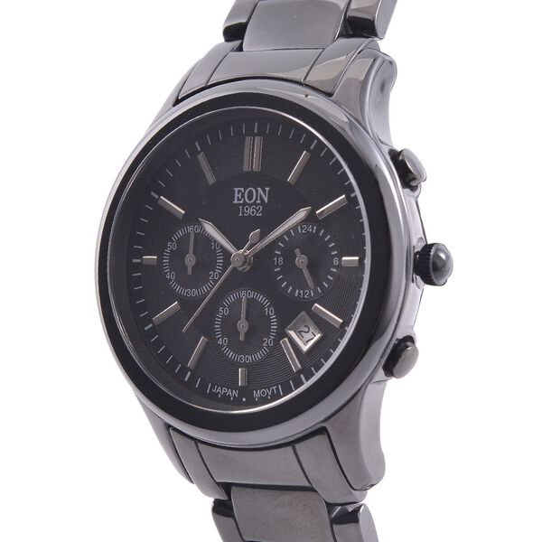 EON 1962 japanisches Uhrwerk, schwarz image number 4