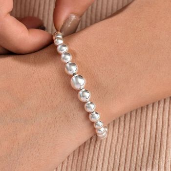 Kugeldesign-Armband, 925 Silber, ca. 19 cm mit 2.5 cm extender, ca. 8,82g