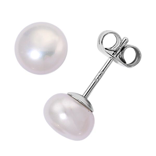 D'Joy AA Weiße Süßwasser Perle (6-7 mm) Schmuckset 925 Silber rhodiniert image number 8