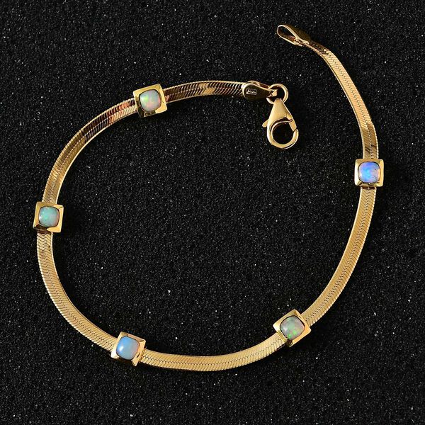 AA nat&uuml;rliches, &auml;thiopisches Welo Opal-Armband image number 3
