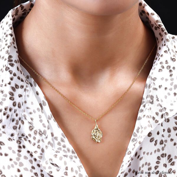 Goldnugget-Anh&auml;nger, 375 Gelbgold image number 2