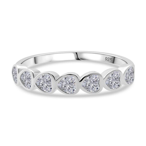 Lustro Stella Weißer Zirkonia Ring 925 Silber rhodiniert (Größe 19.00) image number 0