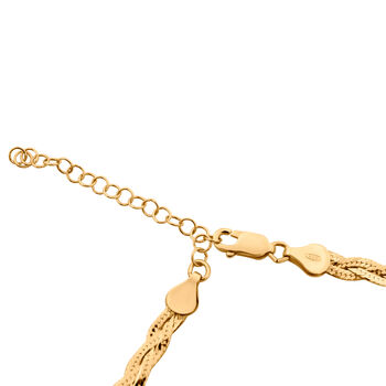 925 Silber vergoldet Kette ca. 45 cm ca. 7,40g