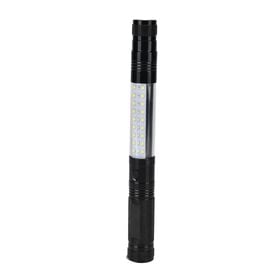 Multifunktionale LED-Taschenlampe mit Magnetkopf, 4 Lichtmodi, flexibler Schaft und Haken, Schwarz