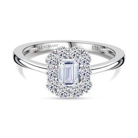 Lab Grown Diamant VS Ring 375 Gold (Größe 18.00) ca. 1,00 ct