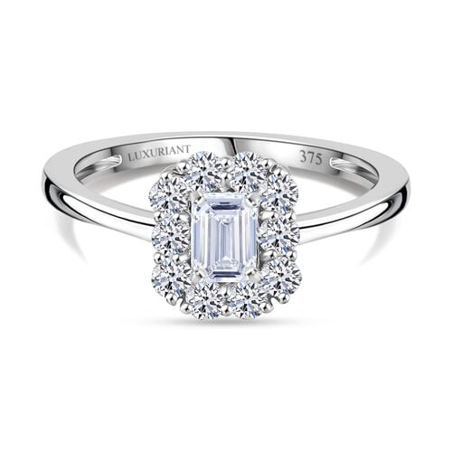 Lab Grown Diamant VS Ring 375 Gold (Größe 18.00) ca. 1,00 ct image number 0