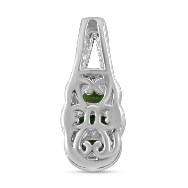 Natürlicher Chromdiopsid und Zirkon-Anhänger - 0,76 ct. image number 3