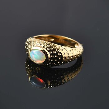 AA nat&uuml;rlicher, &auml;thiopischer Welo Opal-Ring - 0,53 ct.