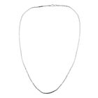 Italianische alternierende Margarita-Kette, ca. 50 cm, 925 Silber ca. 4,13g