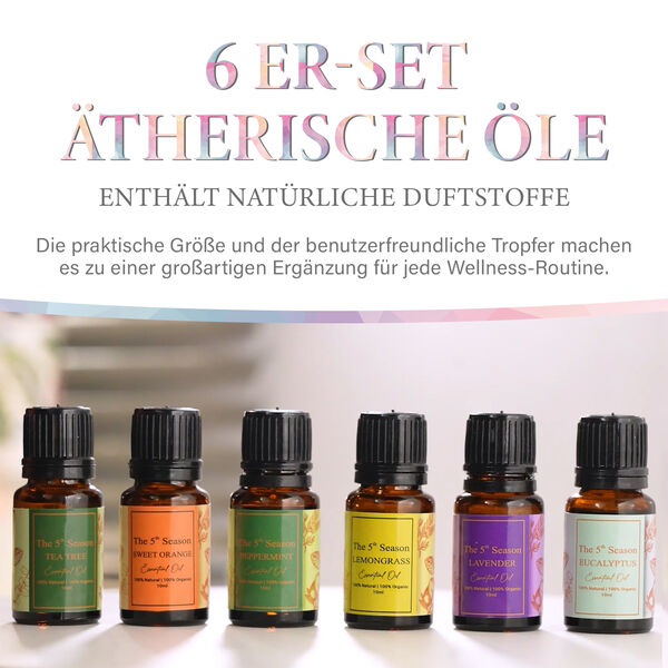 The 5th Season - 6er-Set &auml;therische Massage Bio &Ouml;le, 10ml image number 9