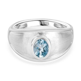 AAA Aquamarin Ring, ca. 0,67 ct.