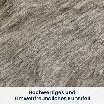 Luxury Edition: Kunstfell Teppich, 160x230cm, Wei&szlig;