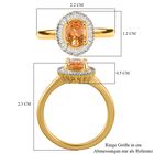 AA Ceylon kaiserlicher Granat und Diamant-Ring - 1,66 ct. image number 6