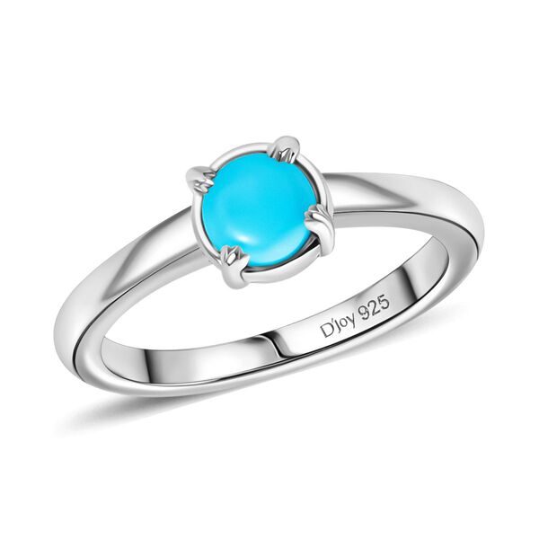 3er Set - D joy Sleeping Beauty T&uuml;rkis Ohrringe, Ring und Anh&auml;nger, Gr&ouml;&szlig;e (16.00), 925 Silber rhodiniert, ca. 1.76 ct image number 3