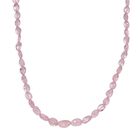 AA Morganit Halskette ca. 45 cm 925 Silber rhodiniert ca. 91,00 ct.